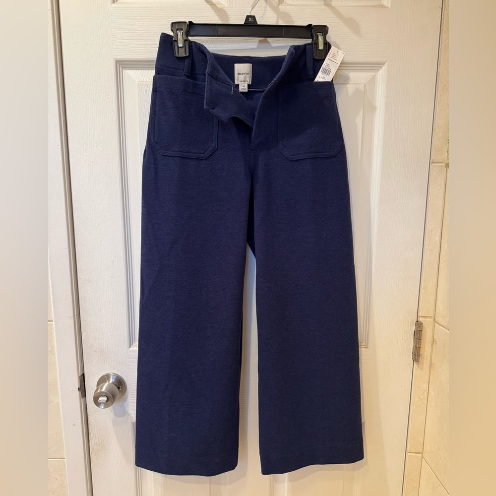 NWT The Colette Brushed Knit Crop
Wide-Leg Pants by Maeve - Picture 7 of 12